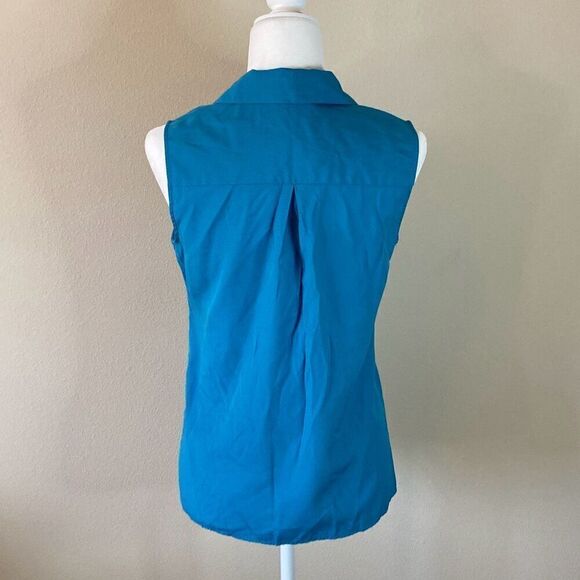 Karen Scott Sleeveless Blouse Size Small‎ (F2) - Picture 3 of 6